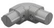 MODULAR SOLUTION D28 CONNECTOR<BR>CONNECTOR 90 DEGREE END TO END INNER TYPE